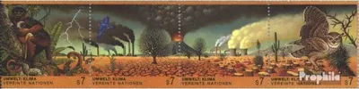 Produktbild von Briefmarken UNO - Wien 1993 Mi 156-159 Viererstreifen (kompl.Ausg.) postfrisch Klimaveränderung