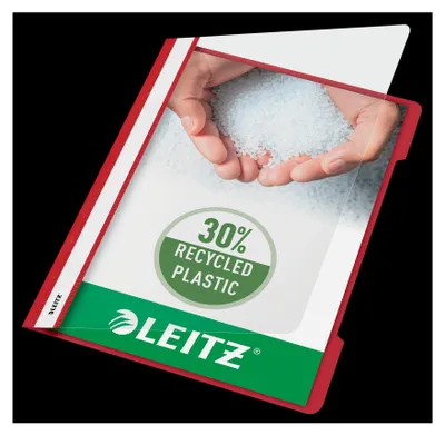 Produktbild von Leitz Standard Plastic File A4 PVC Red, 310 mm, 233 mm, Rot
