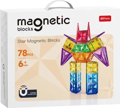 Image de Magnetische Bouwset - 78dlg.