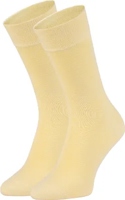 Produktbild von Socken für Damen & Herren Lange Baumwollsocken, 41-46, Knallgelb (Banana Shake)