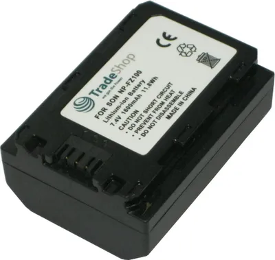 Produktbild von Trade-Shop Li-Ion Akku 1600mAh Ersatz Batterie für Sony Alpha  A7R III A7R3 7R IV (ILCE-7RM4) A7R IV A7R4  ersetzt Sony NPFZ100