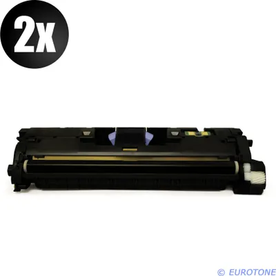 Produktbild von 2x Eurotone Toner Alternative für HP Q3960A 122A Black Schwarz