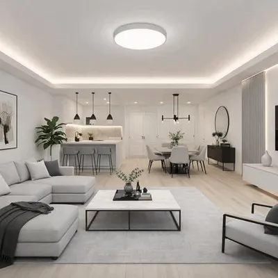 Zdjęcie produktu dla Lampa sufitowa LED 3400 lumenów do salonu sypialni łazienki kuchni