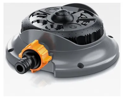 Produktbild von 3/4 Zoll Rasensprinkler Flächenregner - Garten Sprinkler - 8 verstellbare Sprühformen - 110 m² Beregnungsfläche - Viereckregner - Rasensprenger mit Schnellkupplungsadapter