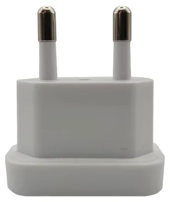 Produktbild von Weltadapter Typ A auf C - Amerika/Japan/Kanada/Mexiko auf EU - Weiß
