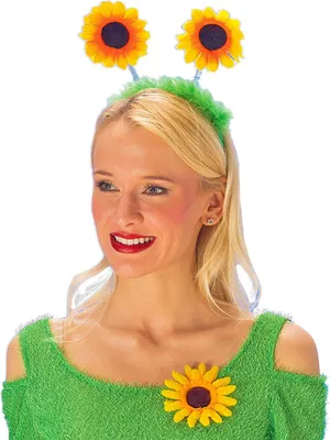 Produktbild von Sonnenblumen Haarreif | Party Zubehör Kostüm Gärtner Clown