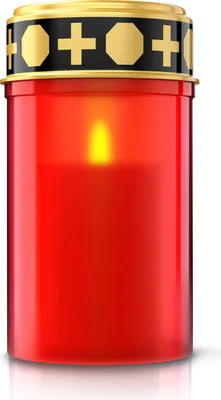 Zdjęcie produktu dla BEARWARE Znicz nagrobny LED, zasilany bateryjnie, znicz cmentarny, wodoodporny, IP44, odporny na warunki atmosferyczne, realistyczny efekt migotania, lampion nagrobny