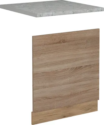 Produktbild von Frontblende Vicco R-Line Sonoma 60 cm , AP Marmor, Model 53577