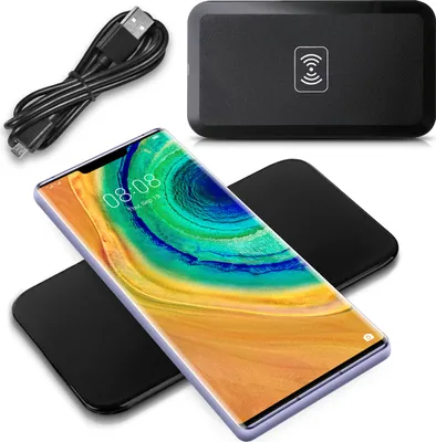 Produktbild von QI Schnell Ladegerät Kabellos für Huawei Mate 30 Pro Induktives Laden Wireless