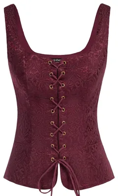 Productafbeelding van Scarlet Darkness, dames, piraten, renaissance, vest, cosplay kostuum, Bauer, korset, ja