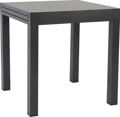 Produktbild von Gartentisch - 72 x 72 cm - Anthrazit - Aluminiumgestell - PSPC