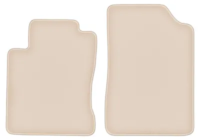 Produktbild von DURBAN Beige Velours-Fußmatten vorne für Mazda MX-3 Coupé (1991-1998)