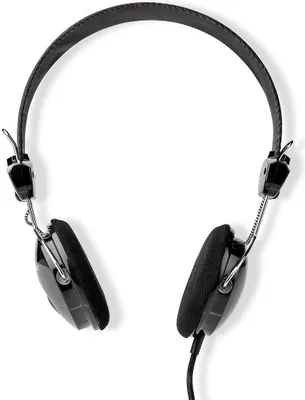 Immagine prodotto di Cuffie on-ear Nedis con cavo - 3,5 mm - Lunghezza cavo: 1,10 m - Nero
