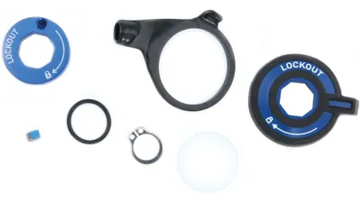Produktbild von RockShox Turnkey Compr AdjusterKnob/Remote Spool 11.4310.673.000 Cable Clamp Kit, mehrfarbig (1 Set)