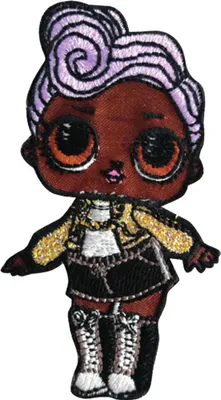 Produktbild von Lol Surprise Dolls © D.J. - Aufnäher, Bügelbild, Aufbügler, Applikationen, Patches, Flicken, Zum Aufbügeln, Größe: 7,6 x 4,5 cm