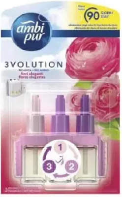Immagine prodotto di AMBIPUR 3Volution Fiori Eleganti Ricarica elettrica per deodorante per ambienti - 21 ml