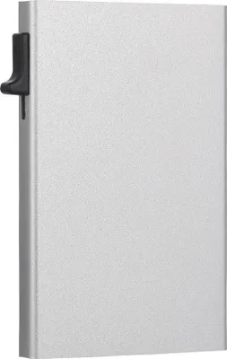 Immagine prodotto di Portafoglio in alluminio per carte di credito, protezione anti-skimming, portacarte estensibile, protezione RFID, portafoglio, portacarte in alluminio con protezione RFID, chiusura magnetica, portafoglio per carte di credito