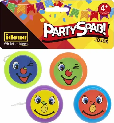 Immagine prodotto di Idena Partyspaß Jojos Smile, confezione da 4, adatto dai 3 anni in su
