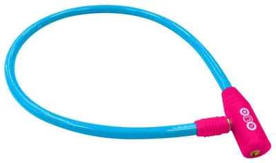 Image de Cadenas de sécurité One Loop 4.0, à clé, en câble, 650 x 10 mm, couleur bleu