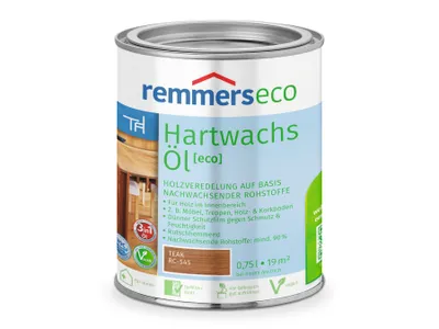 Produktbild von Remmers Hartwachs-Öl [eco] teak (RC-545) 0,75 l, Leinölfirnis