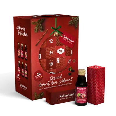 Produktbild von Rabenhorst Adventskalender 2026 (24 x 125 ml)