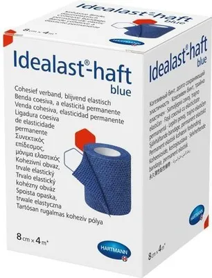 Produktbild von IDEALAST-haft color Binde 8 cmx4 m blau