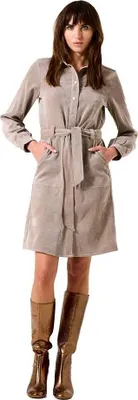 Produktbild von Garcia I50281 Langärmliges Kurzes Kleid Beige S Damen Beige S