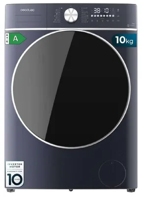 Produktbild von Cecotec Bolero Wash&Dry 10680, Frontlader, Freistehend, Blau, Links, Ice Blue, Drehregler, Berührung