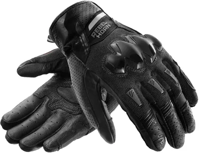 Produktbild von Rebelhorn Defender Motorrad Handschuhe, schwarz, M