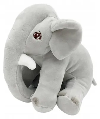 Produktbild von Granda Grauer Sitzender Elefant Plüschtier 22 cm