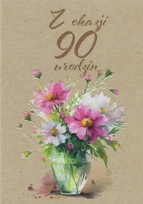 Produktbild von Gratulationskarte zum 90. Geburtstag – Trend