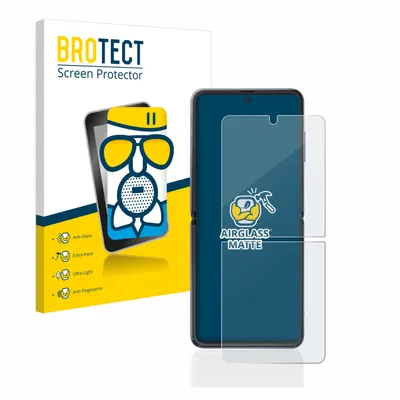 Produktbild von BROTECT Entspiegelungs Schutzglas für Samsung Galaxy Z Flip / 5G Schutzfolie Panzer Folie Glas Display Schutz matt