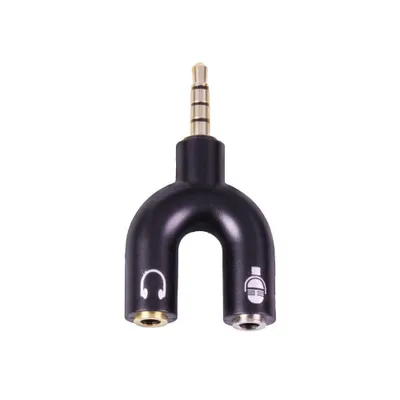 Zdjęcie produktu dla Rozgałęźnik do słuchawek i mikrofonu - 3,5 mm