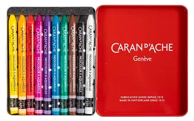 Produktbild von Caran d-Ache NEOCOLOR II 10's, 105 mm, 10 mm