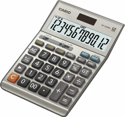 Produktbild von CASIO DF-120BM Tischrechner silber