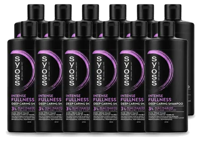 Produktbild von 12 x Syoss Intense Fullness Shampoo - 440 ml - Vorteilspackung - 12 Stücke