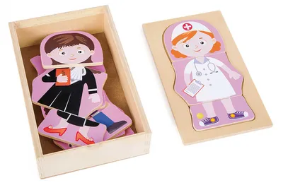 Produktbild von Anziehpuzzle Traumberufe Mädchen