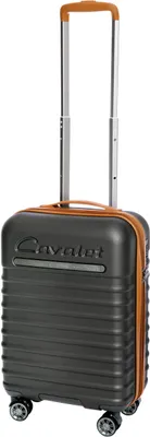 Produktbild von Handgepäck Hartschalenkoffer Trolley Grau Rollenkoffer 55 cm Cavalet - BOWATEX