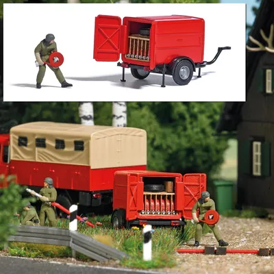 Produktbild von Busch - A-Set: Schlauchtransportanhanger H0 - BU7961