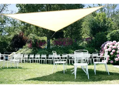Immagine prodotto di Telo ombreggiante triangolare, 3,6 x 3,6 metri - Beige