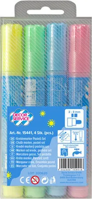 Produktbild von 24x Kreidemarker Pastell-Set Schreibbreite 2-3mm