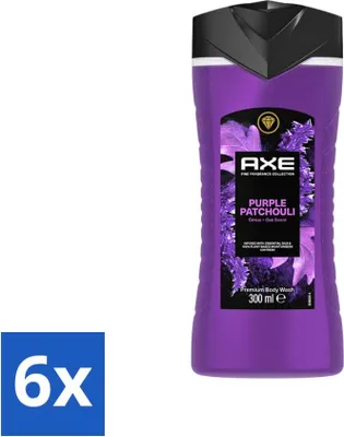 Produktbild von AXE - Duschgel - Purple Patchouli - Würziger Duft - Premium Pflege - 300 ml - Vorteilspack - 6 Stücke