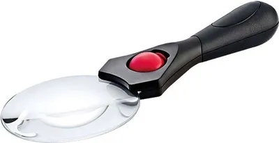 Produktbild von Lindner 7114 Randlose, asphärische LED-Lupe - 3x/5x