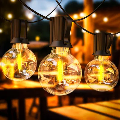 LED-Lichterkette 18 m, 25+2 warmweiße Lampen, dimmbar, Timer