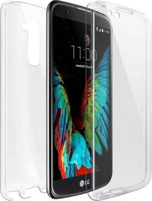 Produktbild von LG K10 2016 Full Cover Silikon 5,3" TPU 360° Transparent Schutzhülle