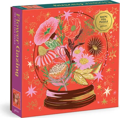 Produktbild von Flower Gazing. 500 Piece Foil Puzzle