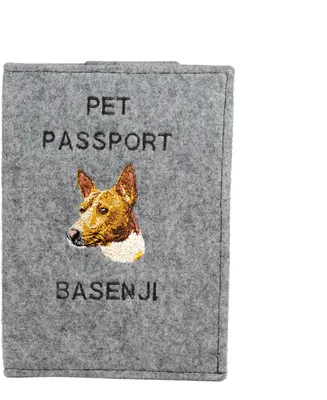 Immagine prodotto di Basenji - Custodia per passaporto del cane, custodia per documenti, regalo per viaggiatori del marchio Art-Dog