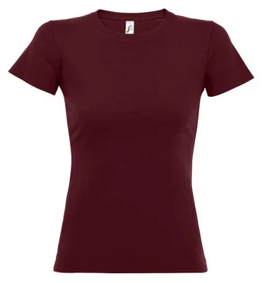 Produktbild von SOLS - "Imperial" T-Shirt für Damen LT1666 (L) (Burgunderrot)