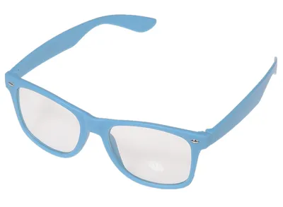 Produktbild von Miobo Nerd Brille Klarglas Hellblau
