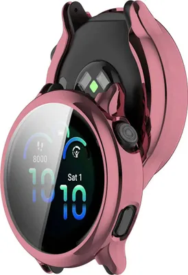 Produktbild von Schutzhülle für Garmin Vivoactive 6, Bizon Case Watch Felipe, Rosa